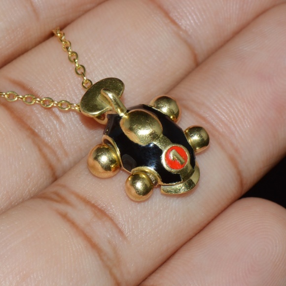 DESIGNER AARON BASHA ENAMEL SOLID 18K GOLD #1 RACE CAR CHARM PENDANT - Picture 5 of 10